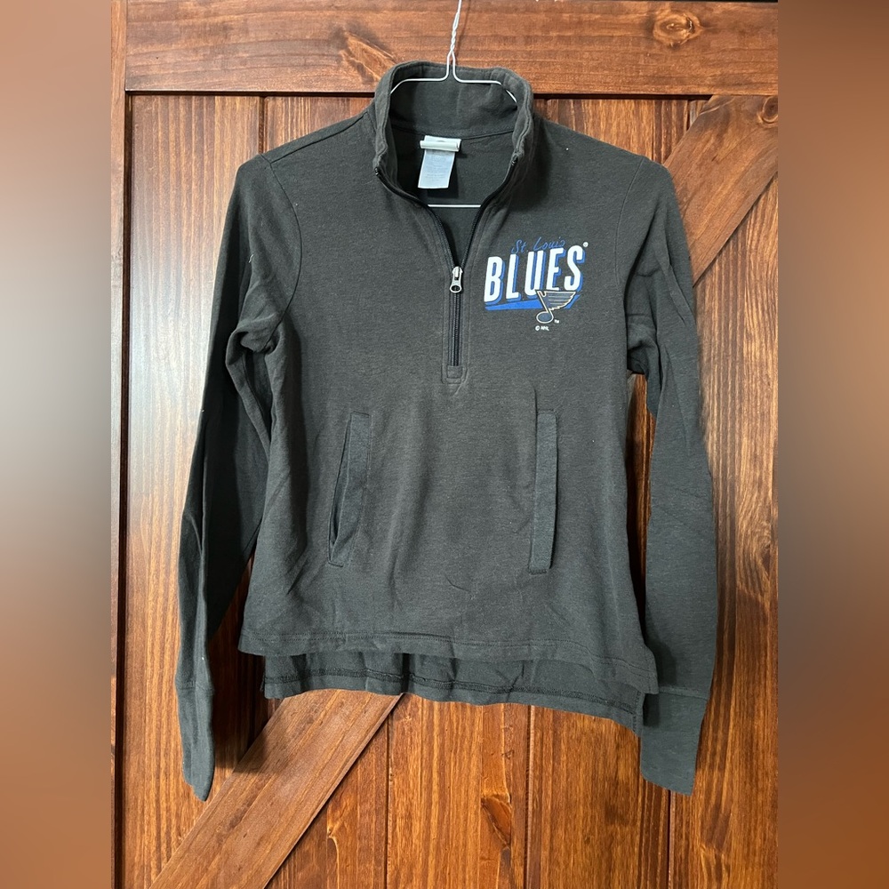 NHL Grey Half-zip Apparel with Official Logo